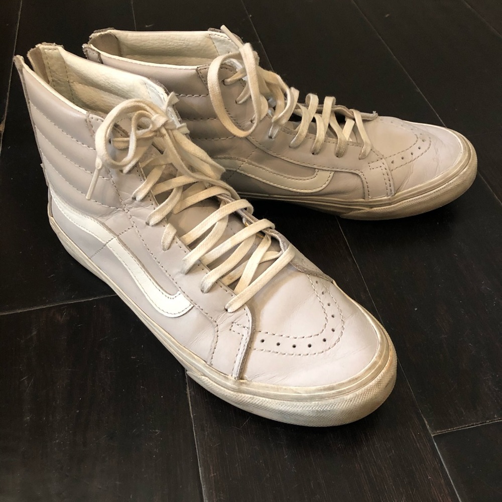 Vans SK8-Hi Slim zip womens leather wind chime ❤️